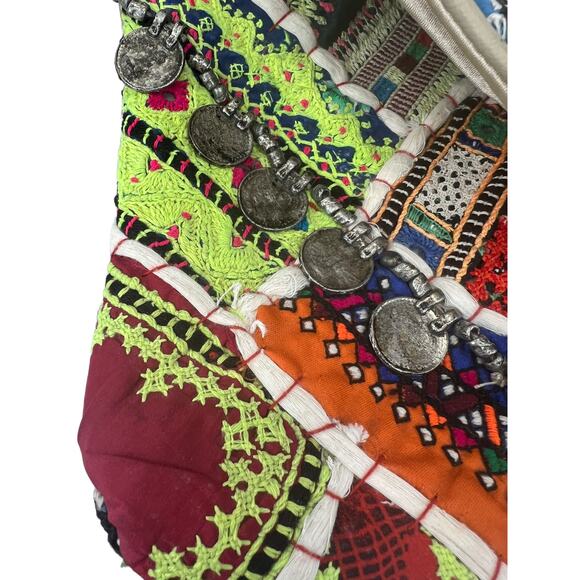 Anthropologie x Tylie Malibu Prana Clutch Purse Embroidered Patchwork Bag - Picture 6 of 11